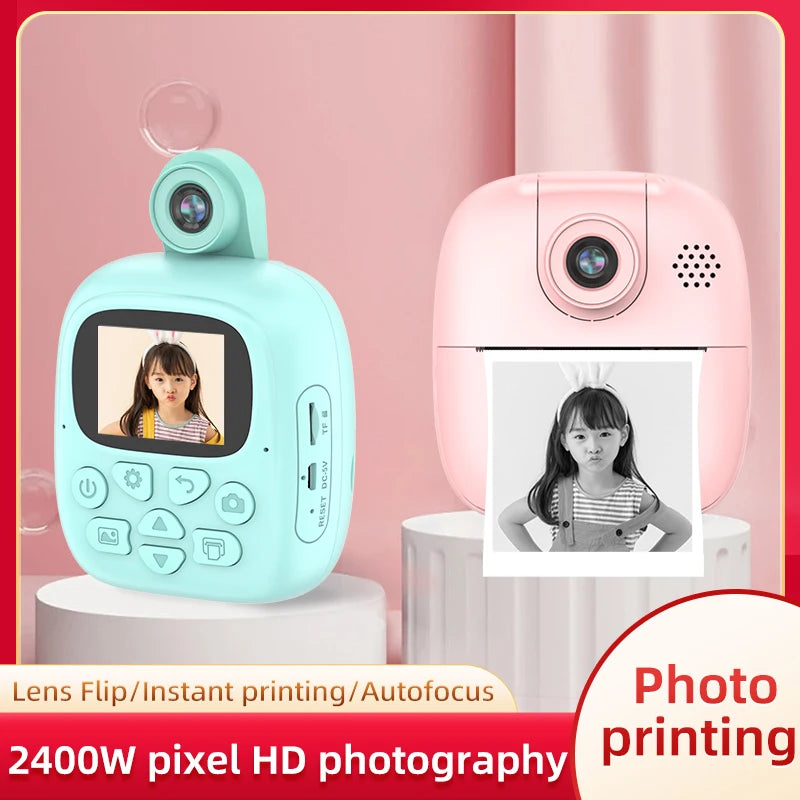 Instant Print Kids Camera - Fun & Easy-to-Use Digital Camera for Kids with Instant Photo Printing