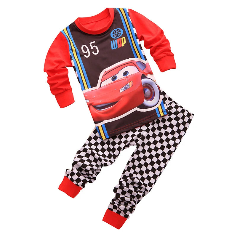 Kids' Cartoon Pyjamas Set | Spiderman & Hulk Collection | Boys & Girls Long Sleeve Sleepwear 2-7T