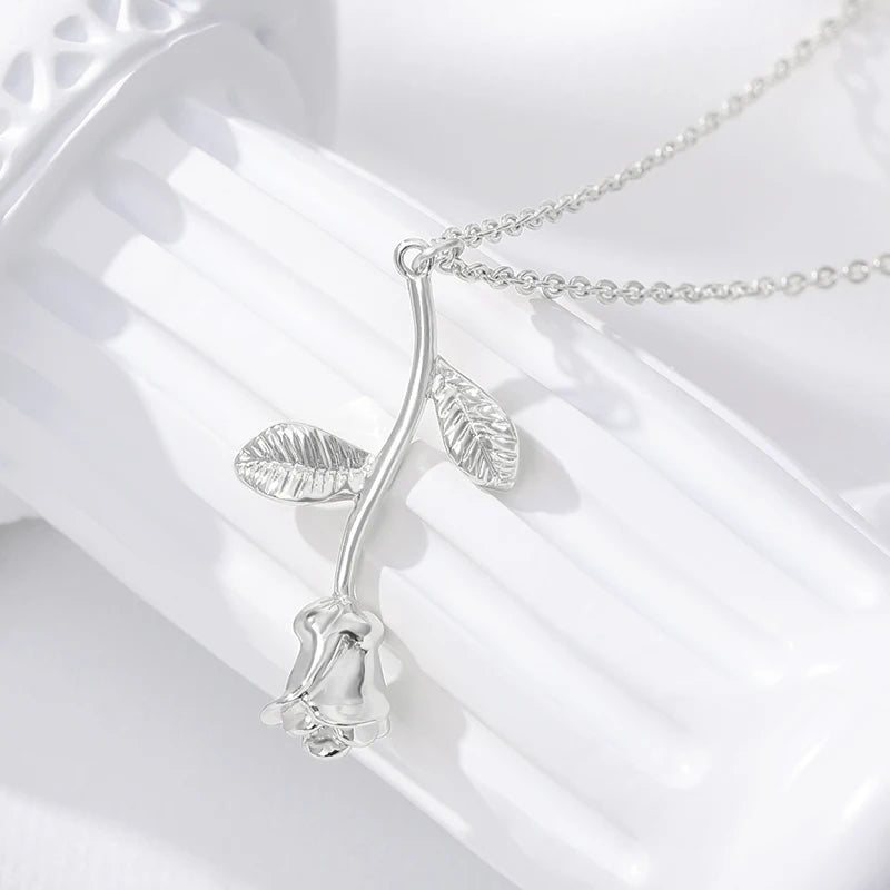 Enchanted Rose Necklace Charm