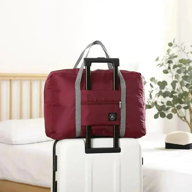 SkyBound Foldable Travel Duffel Bag – Lightweight, Durable, and Ready for Adventure