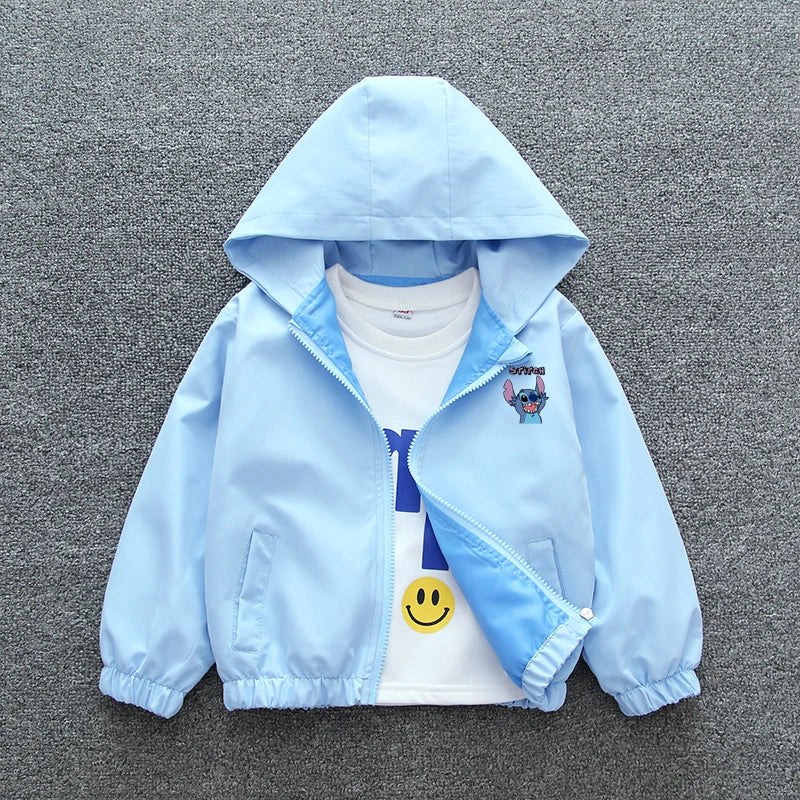 Cartoon Hooded Kids Jacket by MINISO