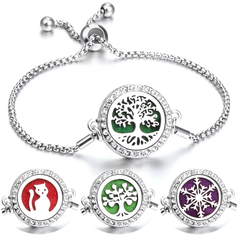 Lotus Bloom Aromatherapy Bracelet