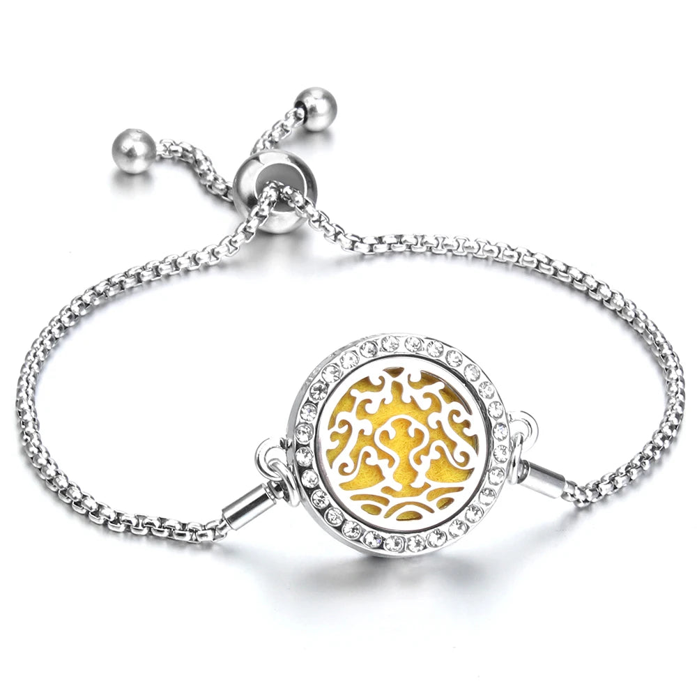 Lotus Bloom Aromatherapy Bracelet