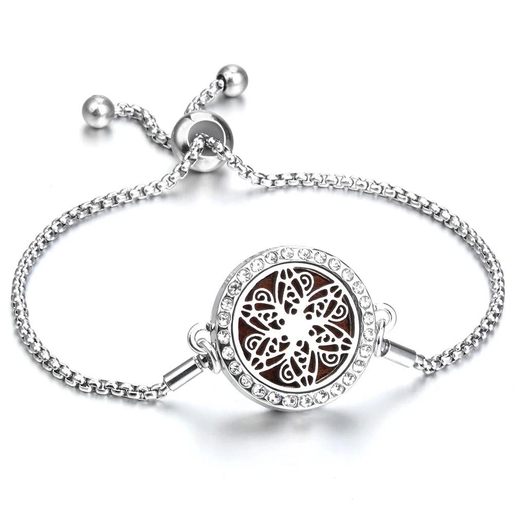 Lotus Bloom Aromatherapy Bracelet