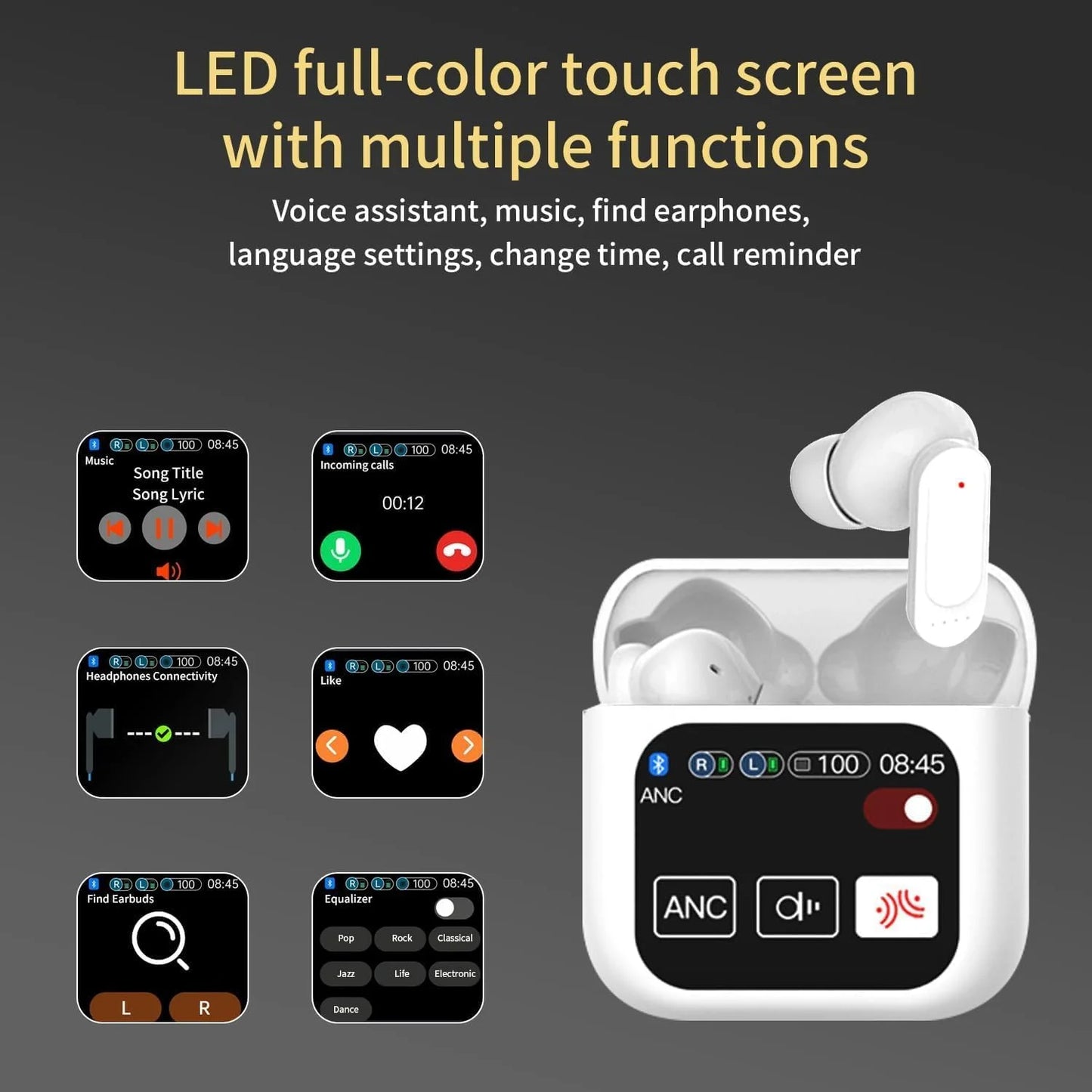SoundWave Pro ANC Earbuds - Premium Noise-Canceling Wireless Earbuds with Crystal-Clear Sound"
