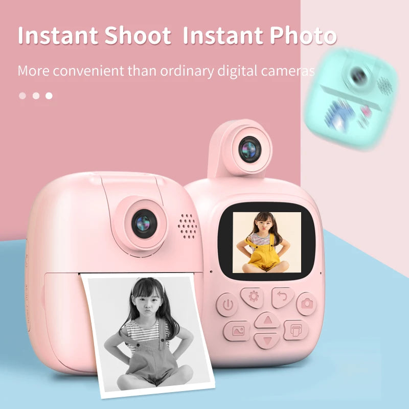 Instant Print Kids Camera - Fun & Easy-to-Use Digital Camera for Kids with Instant Photo Printing