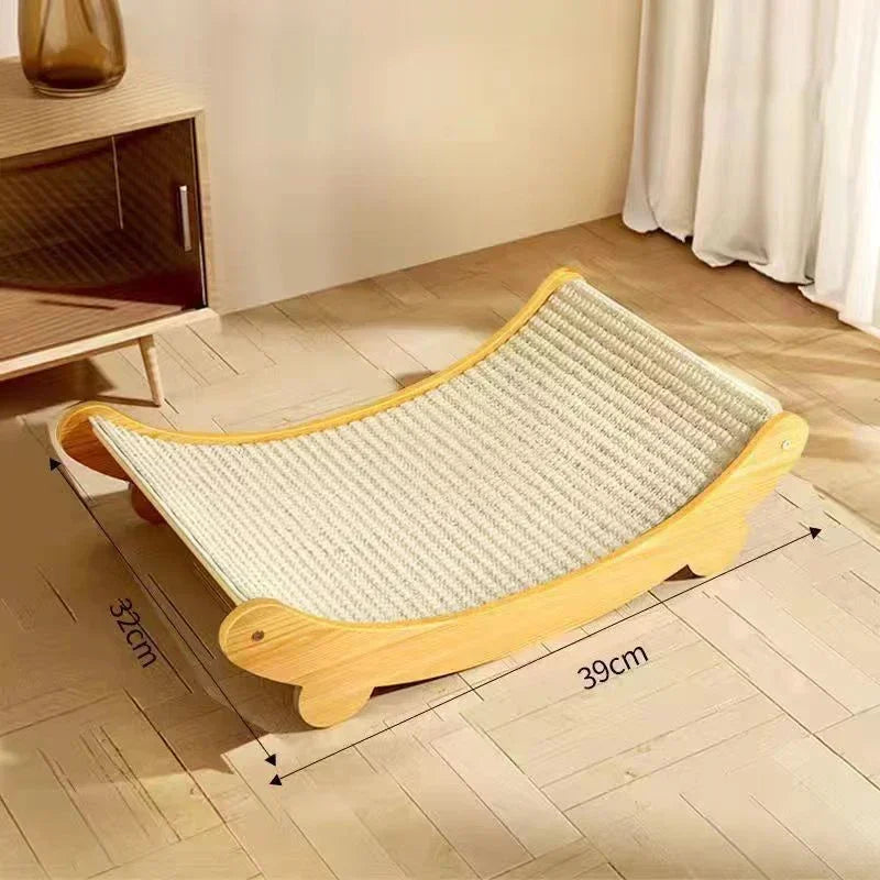 Purrfect Wooden Cat Lounge