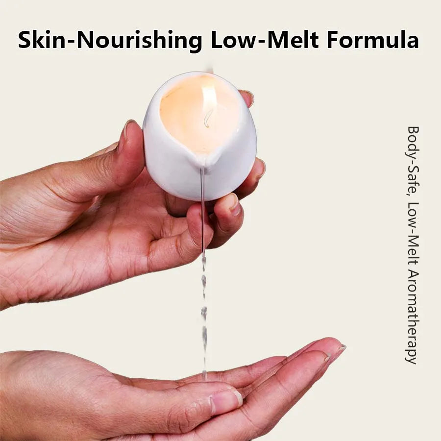 Natural Massage Oil Candle Bliss