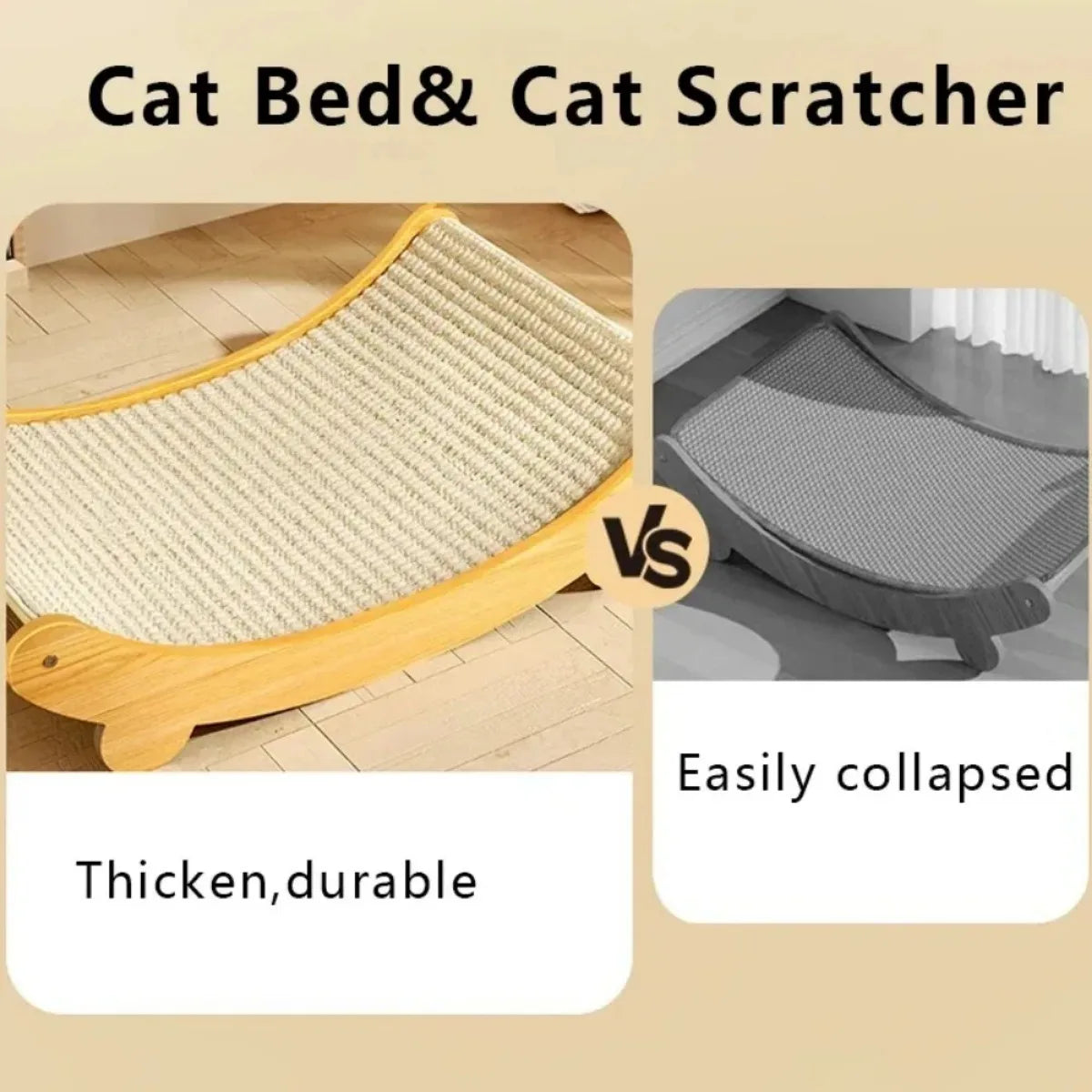 Purrfect Wooden Cat Lounge