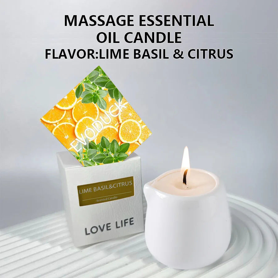Natural Massage Oil Candle Bliss