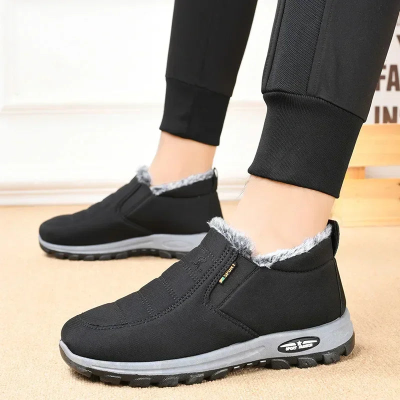 Men's Winter Slip-On Snow Boots