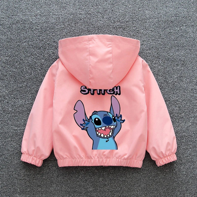 Cartoon Hooded Kids Jacket by MINISO
