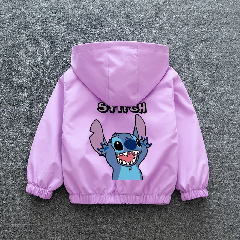 Cartoon Hooded Kids Jacket by MINISO