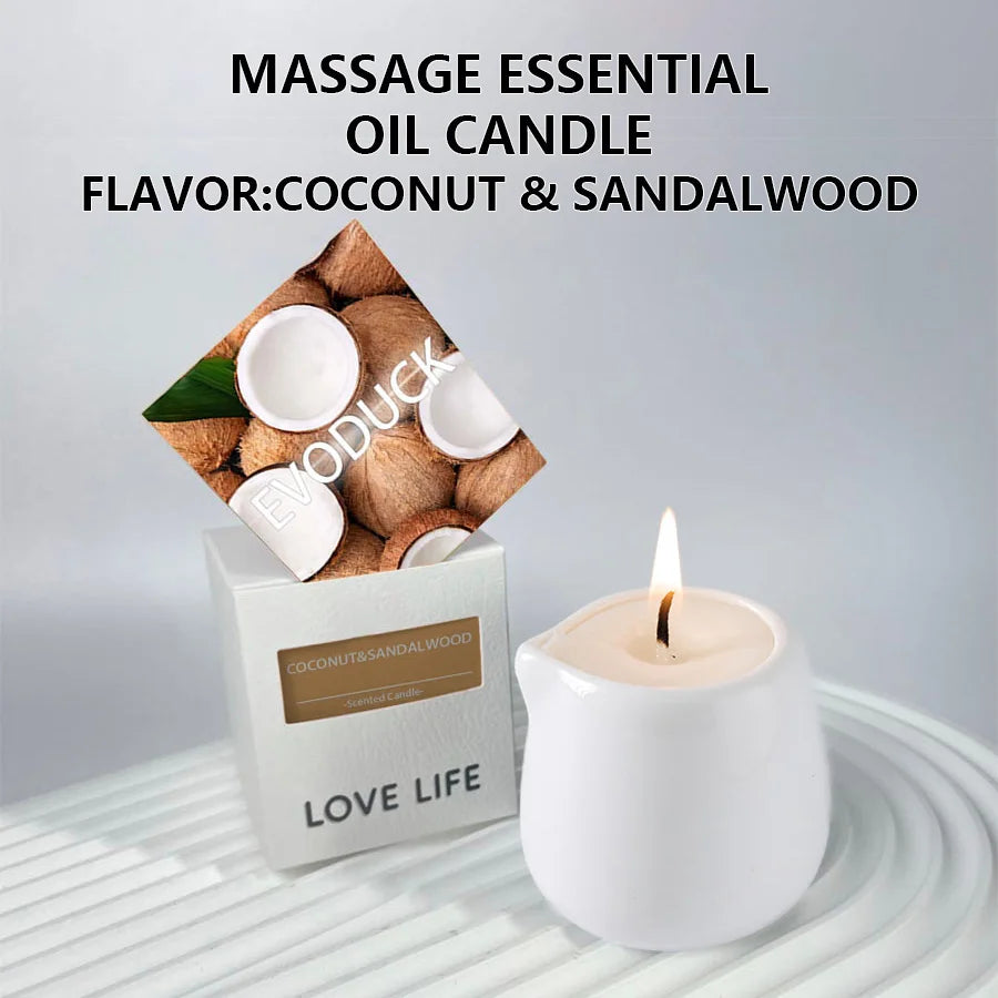 Natural Massage Oil Candle Bliss