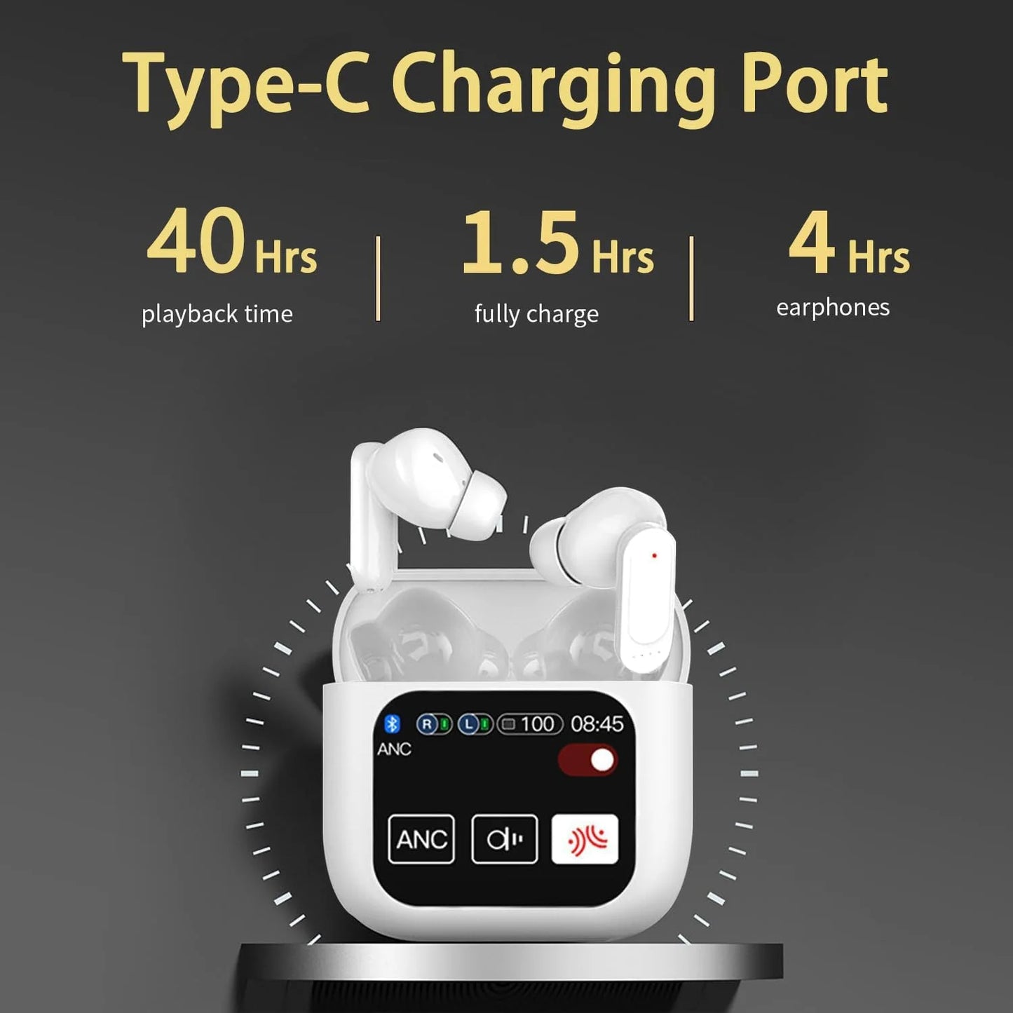 SoundWave Pro ANC Earbuds - Premium Noise-Canceling Wireless Earbuds with Crystal-Clear Sound"