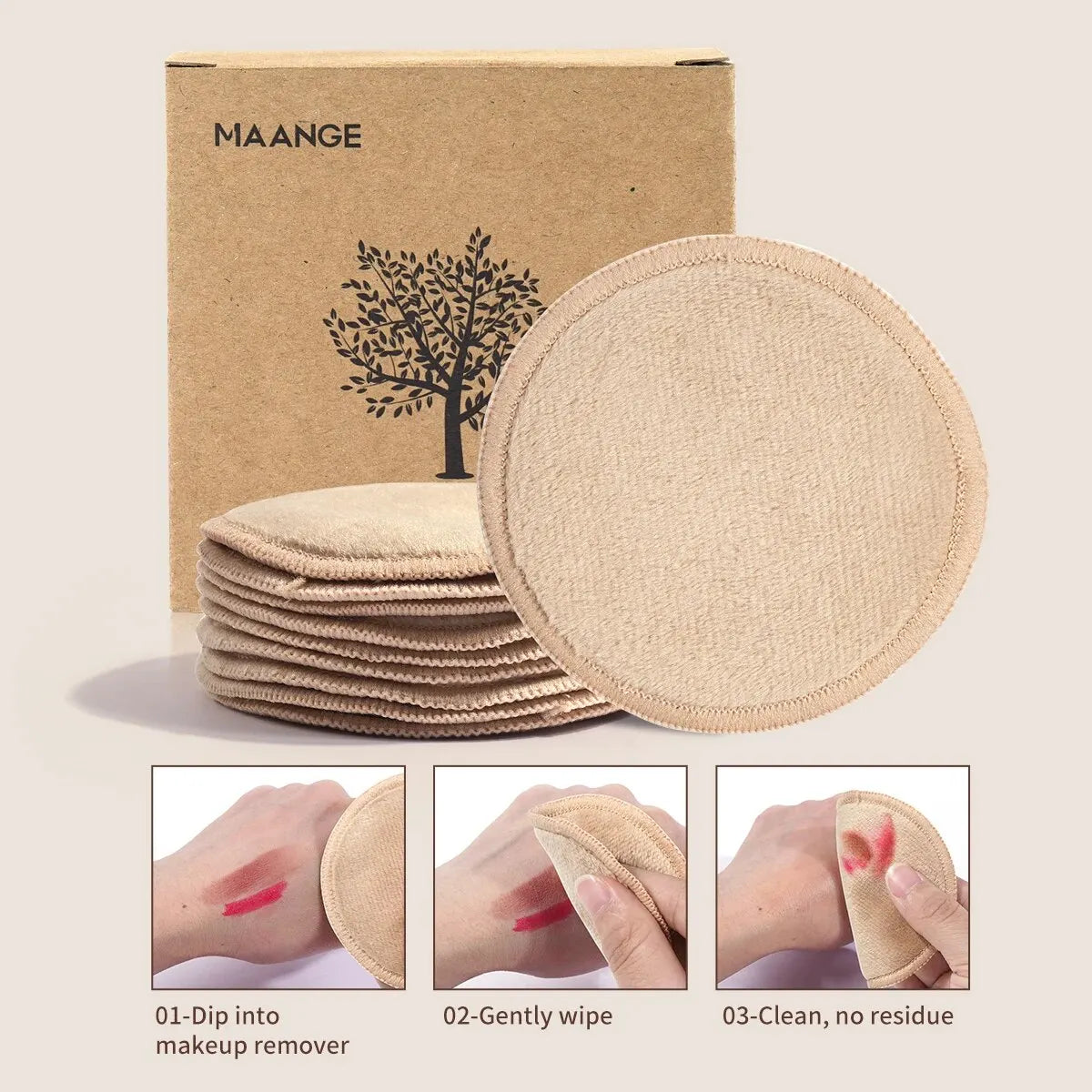 Eco-Friendly Makeup Remover Pads