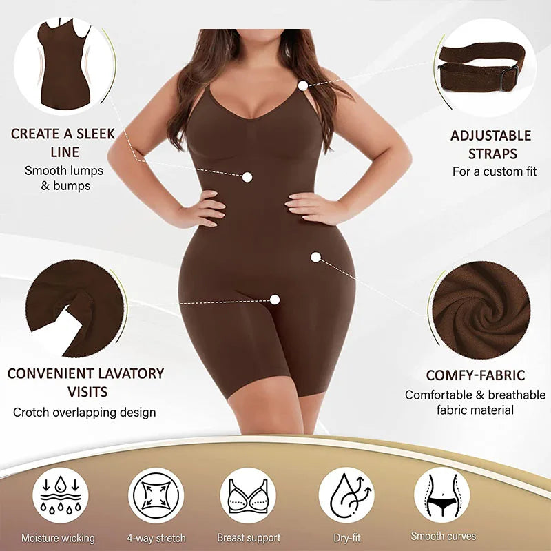 Seamless Slim Thigh Shapewear Bodysuit