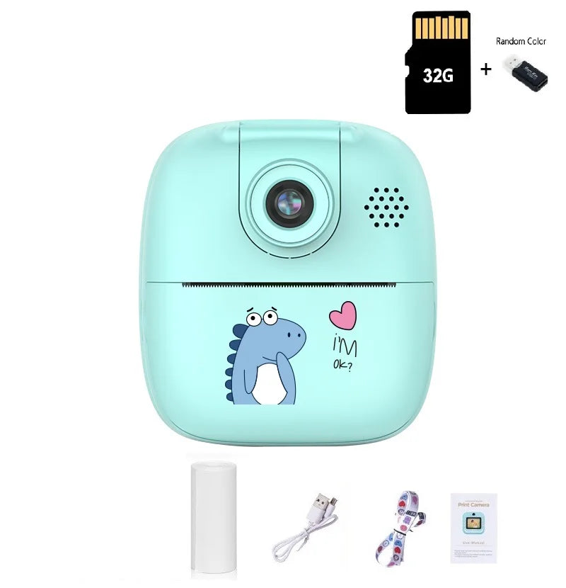 Instant Print Kids Camera - Fun & Easy-to-Use Digital Camera for Kids with Instant Photo Printing