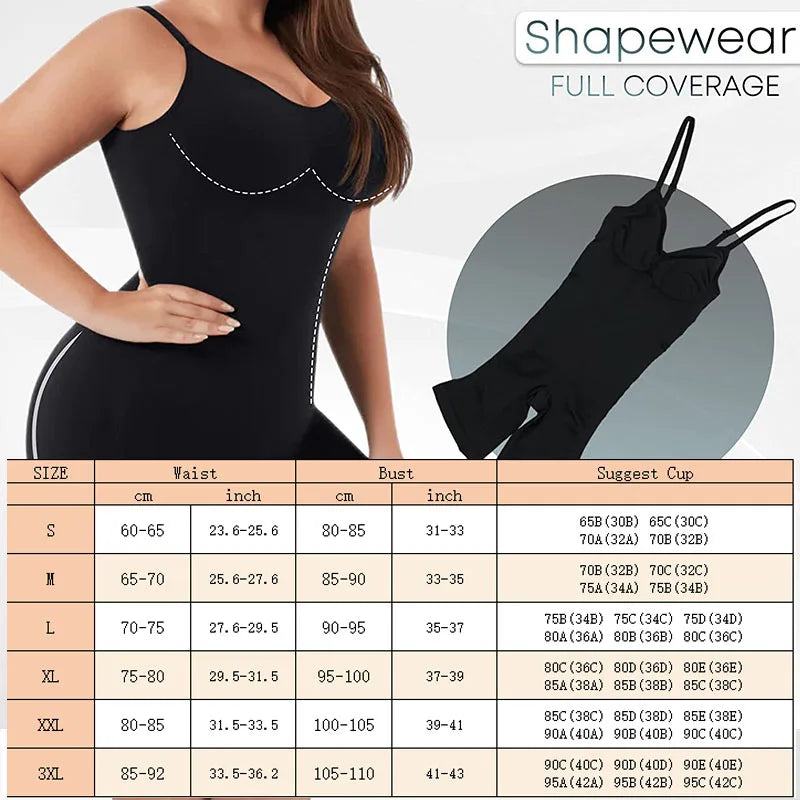 Seamless Slim Thigh Shapewear Bodysuit