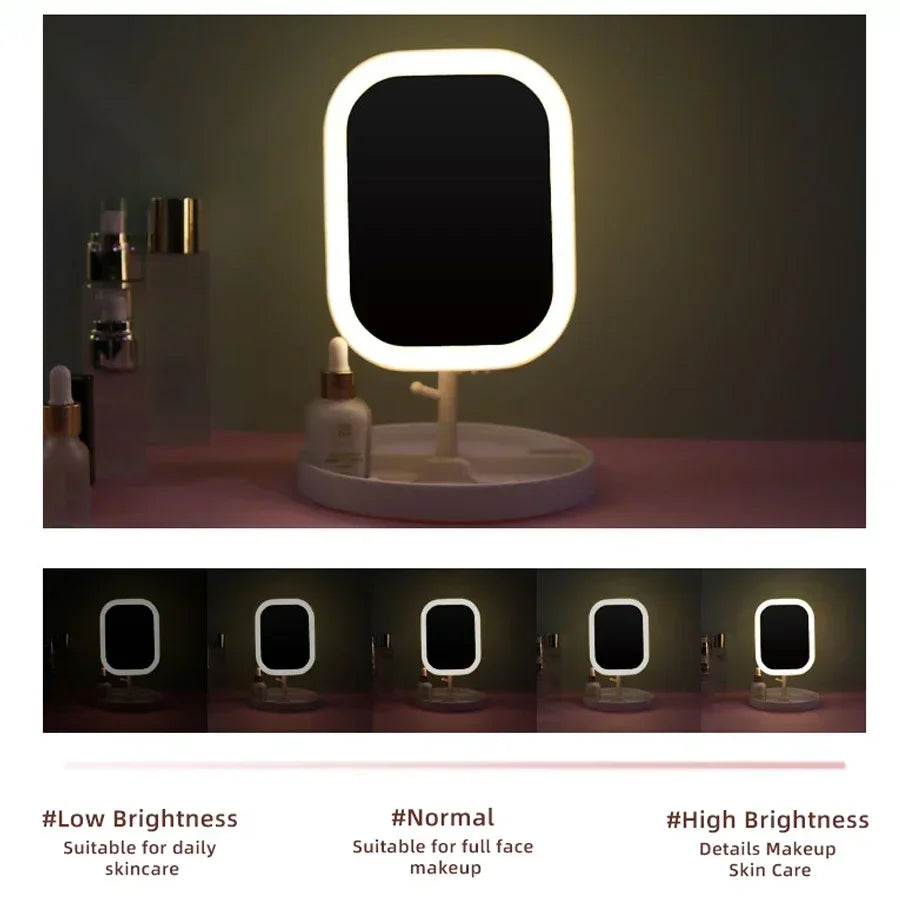 GlowPro Adjustable LED Vanity Mirror