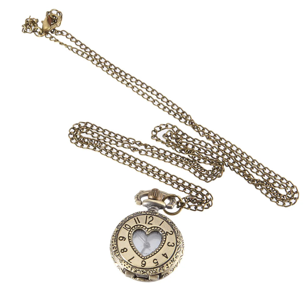 Vintage Steampunk Heart Pocket Watch – Timeless Elegance for Every Occasion