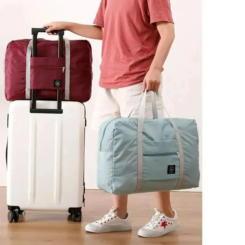 SkyBound Foldable Travel Duffel Bag – Lightweight, Durable, and Ready for Adventure