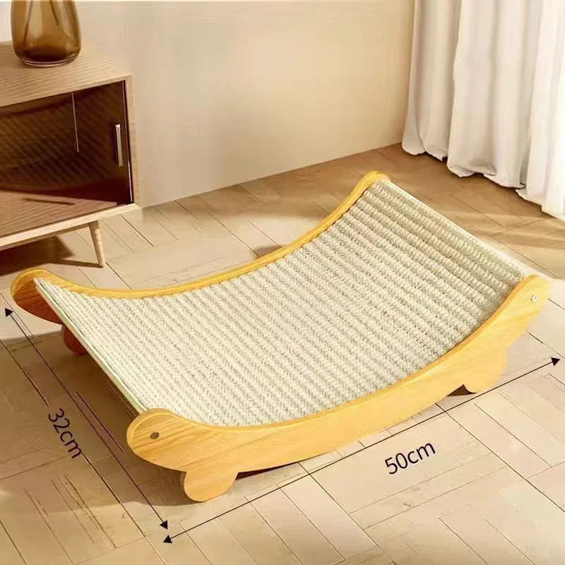 Purrfect Wooden Cat Lounge