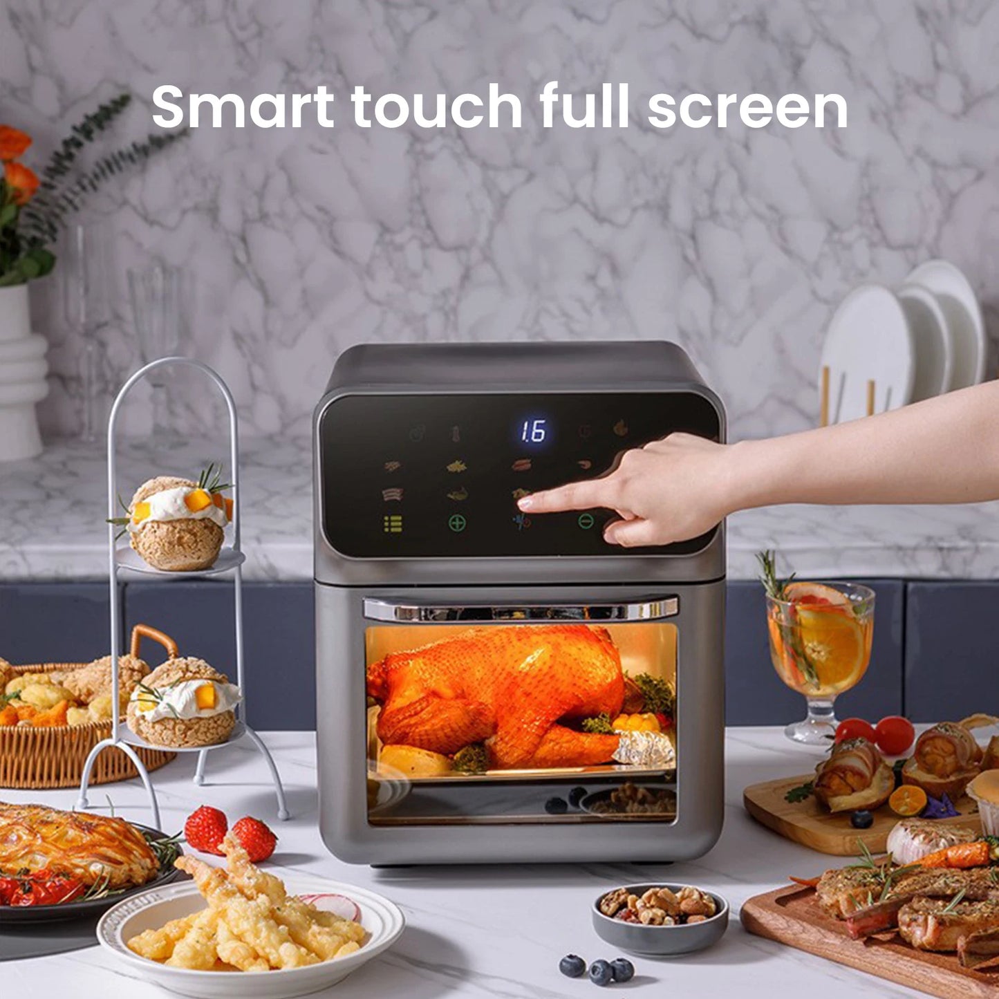 EasyCook Oil-Free Air Fryer - Healthy Cooking Made Effortless