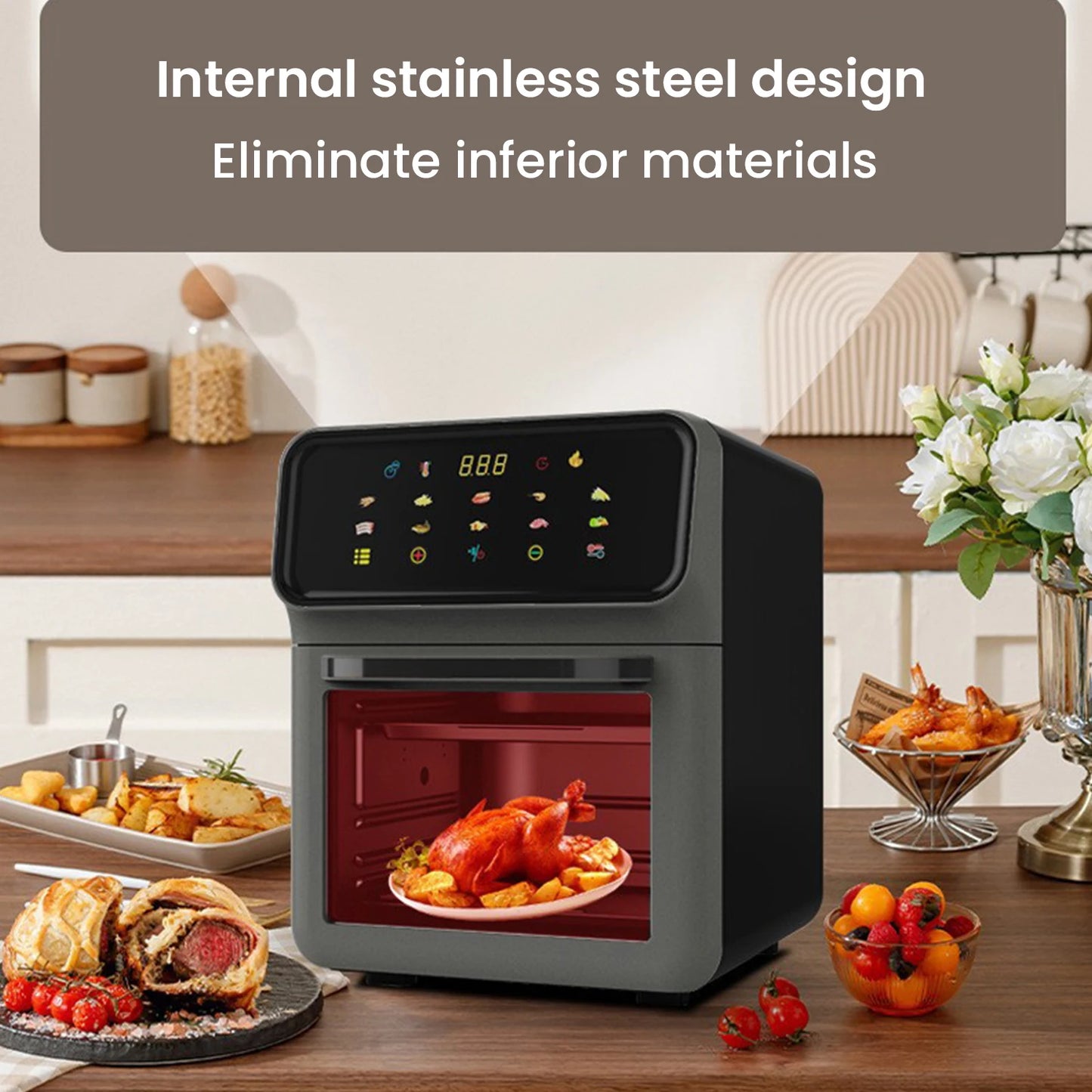 EasyCook Oil-Free Air Fryer - Healthy Cooking Made Effortless