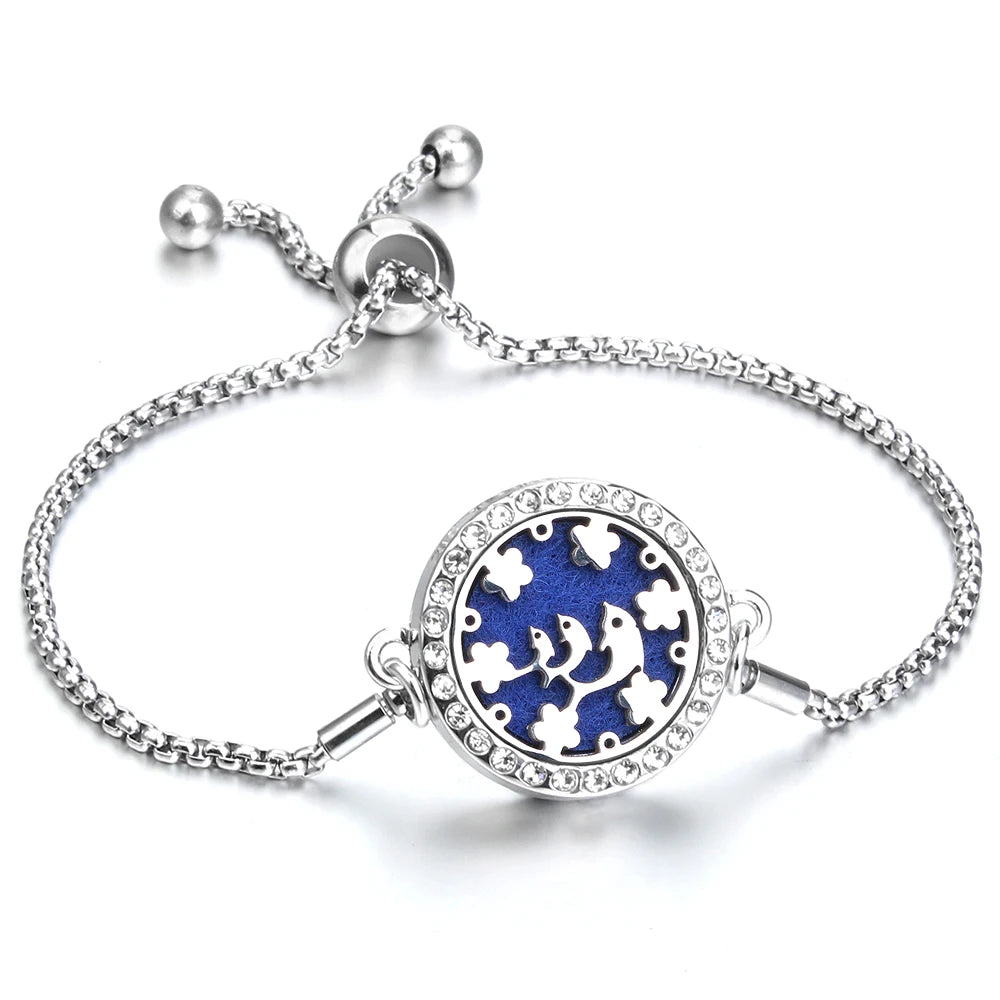 Lotus Bloom Aromatherapy Bracelet