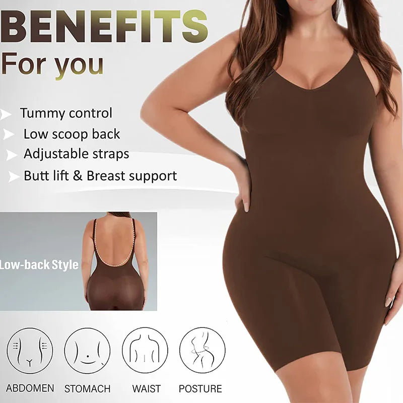 Seamless Slim Thigh Shapewear Bodysuit
