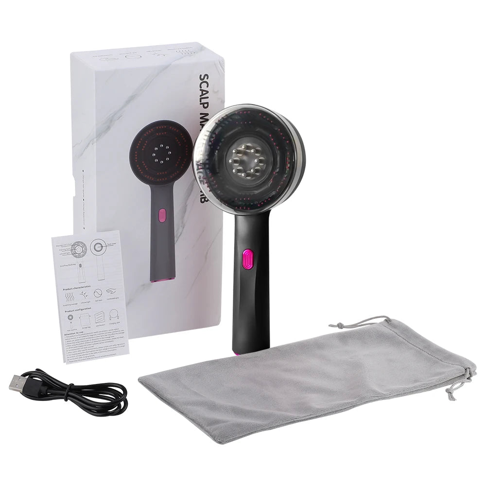 Electric Red Light Massage Comb | Hair Growth & Scalp Care Solution