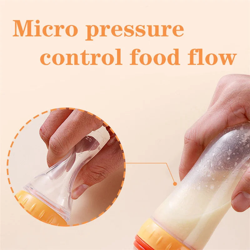 Baby Squeeze Feeding Spoon Bottle