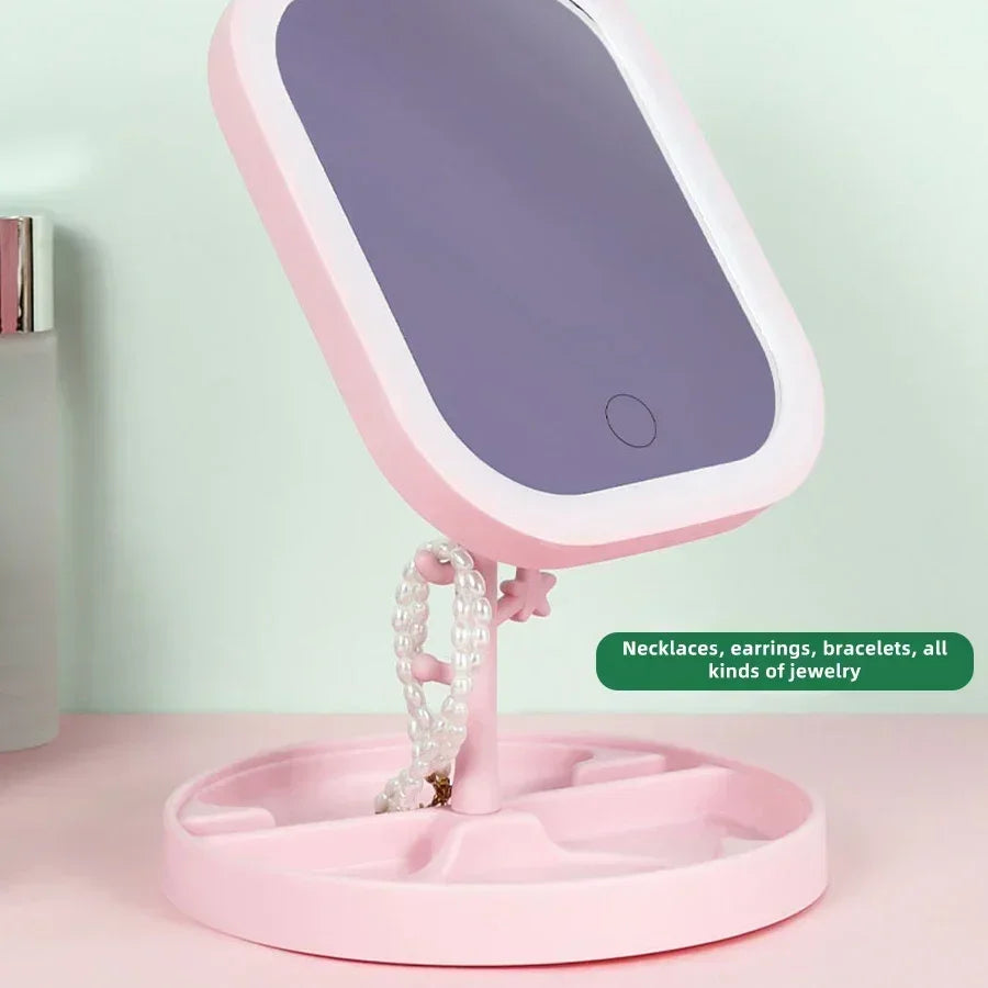 GlowPro Adjustable LED Vanity Mirror