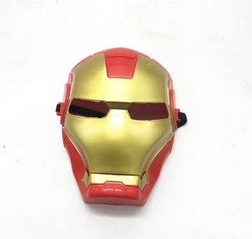 BEAST KINGDOM Spider-Man, Hulk, Batman Cosplay Masks - Ironman Theme Party Halloween Dress-Up for Boys & Girls Birthday Gifts