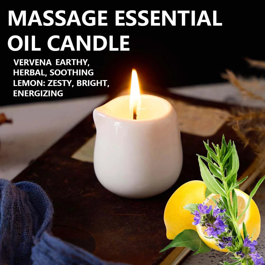Natural Massage Oil Candle Bliss