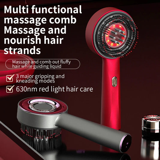 Electric Red Light Massage Comb | Hair Growth & Scalp Care Solution