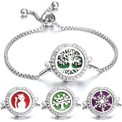 Lotus Bloom Aromatherapy Bracelet