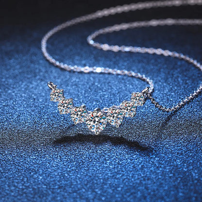 Timeless Radiance: The Eternal Spark Moissanite Pendant Necklace – Luxe Edition
