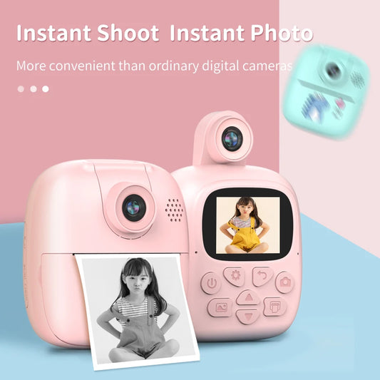 Instant Print Kids Camera - Fun & Easy-to-Use Digital Camera for Kids with Instant Photo Printing