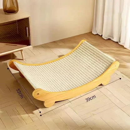 Purrfect Wooden Cat Lounge