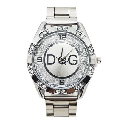 Elegant Crystal Quartz Ladies Timepiece – Luxe Edition