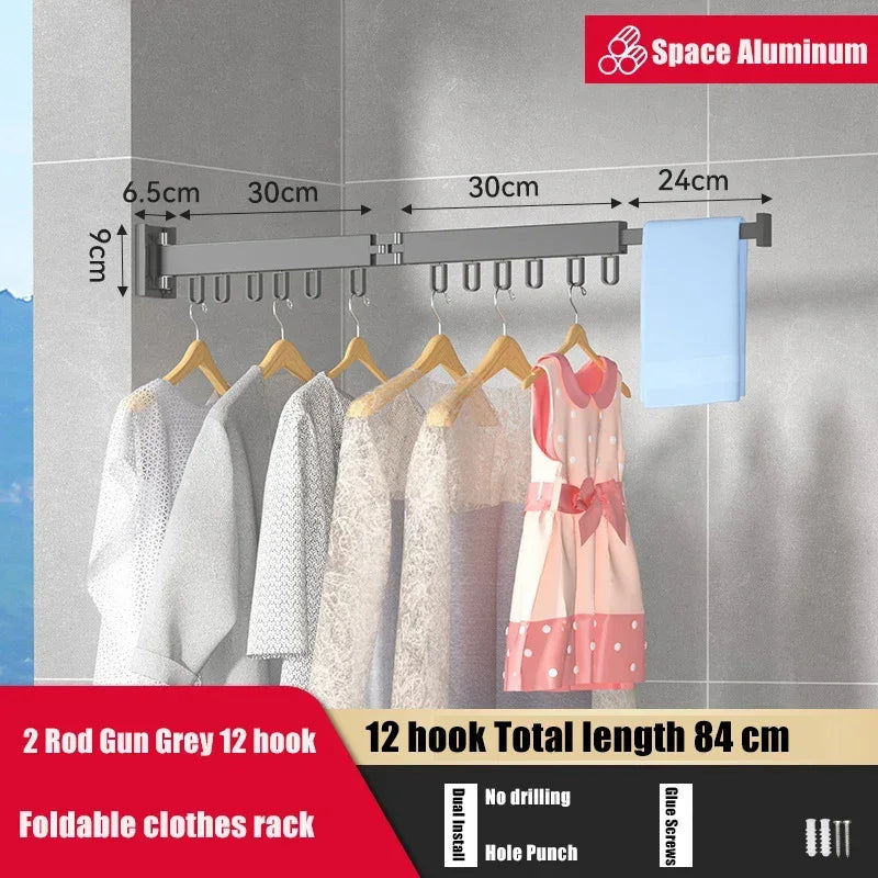 Ultimate Space-Saving Clothes Drying Rack