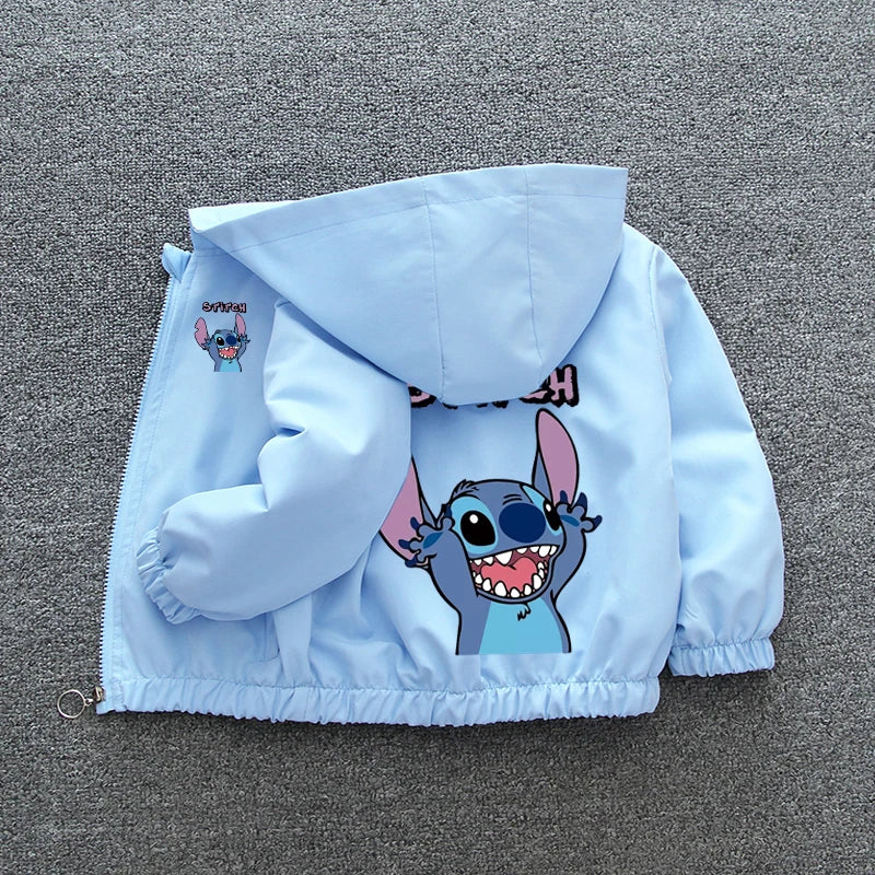 Cartoon Hooded Kids Jacket by MINISO