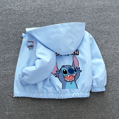 Cartoon Hooded Kids Jacket by MINISO