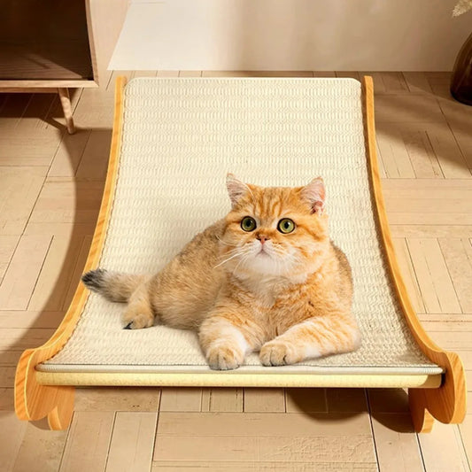 Purrfect Wooden Cat Lounge