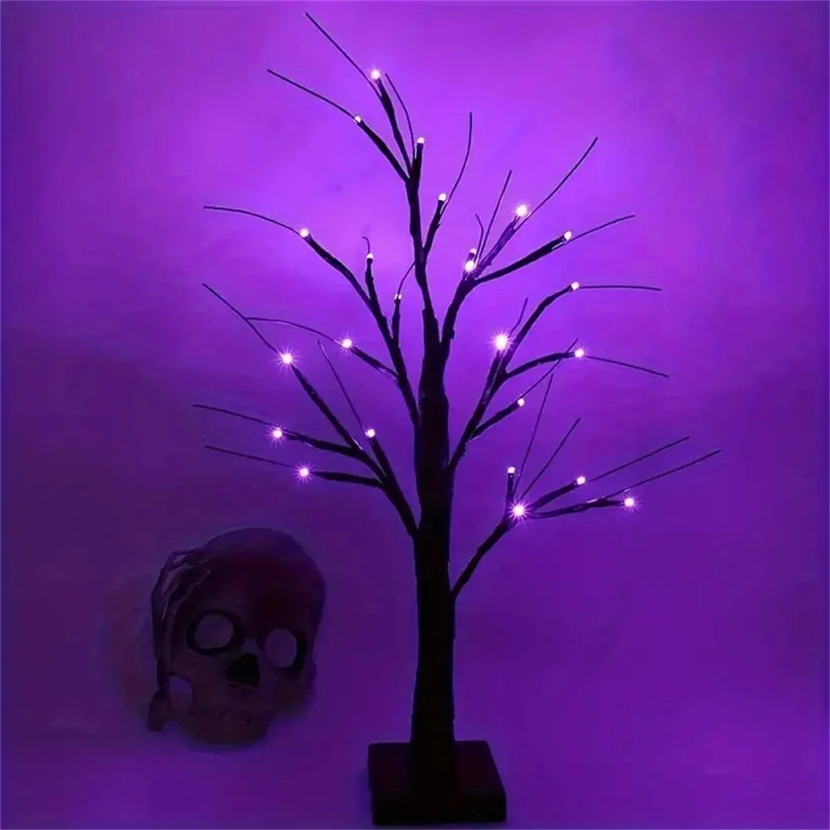 Spooky Glow Birch Tree Lamp
