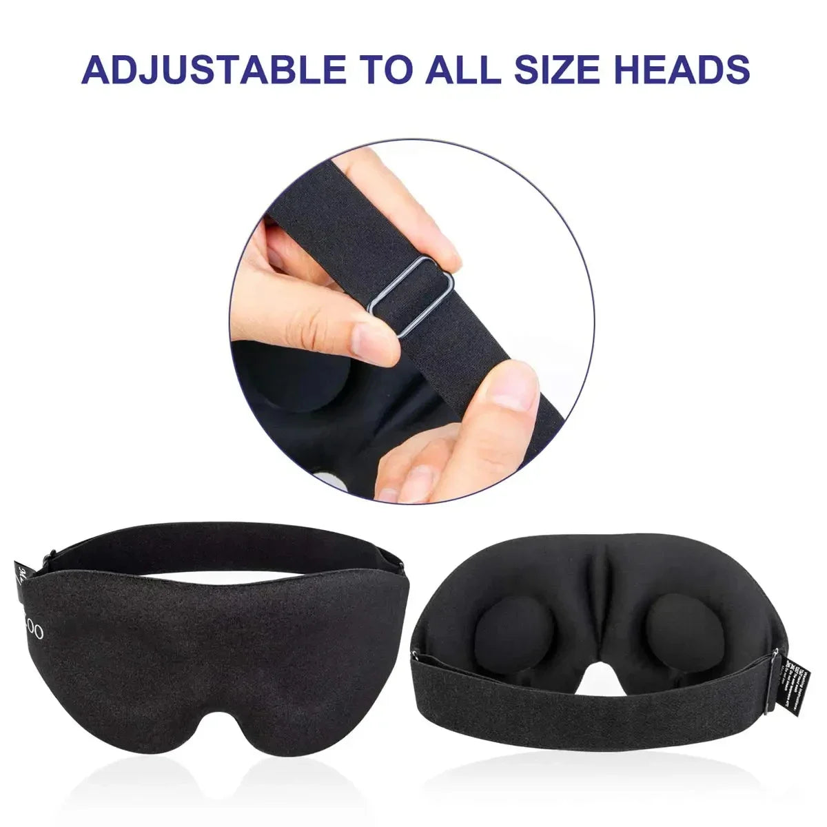Dreamlight 3S 3D Eye Mask | Sleep Aid for Men & Women | Portable Light-Blocking Comfort