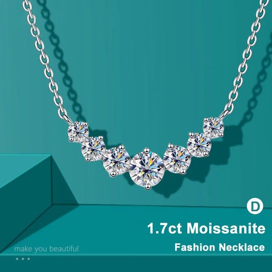 Timeless Radiance: The Eternal Spark Moissanite Pendant Necklace – Luxe Edition
