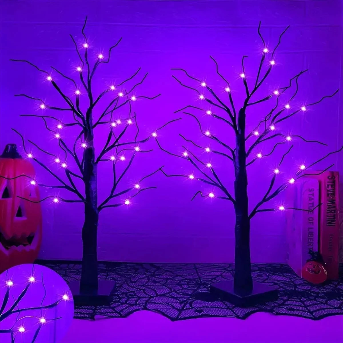 Spooky Glow Birch Tree Lamp